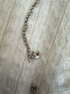 David Yurman Silver Box Chain Necklace
